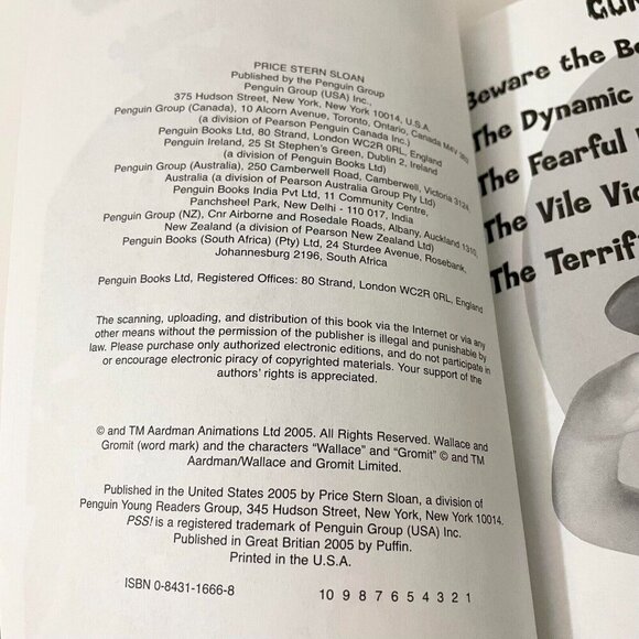 Wallace and Gromit The Curse of the Were Rabbit The Monstrously Scary Joke Book - Picture 12 of 16